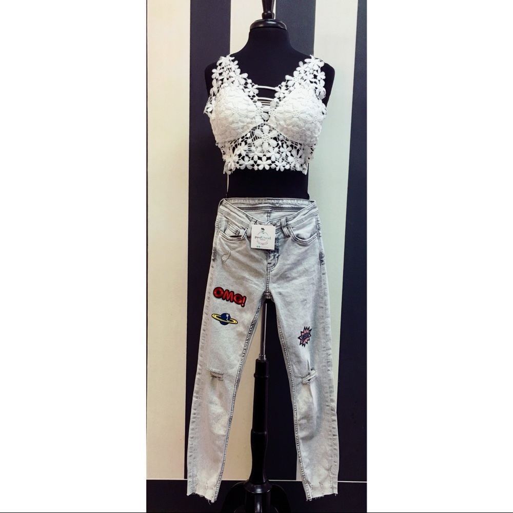 Jeans and top